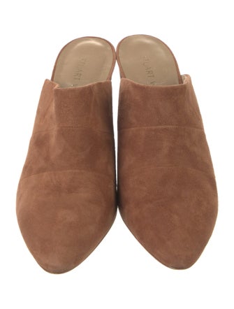 Stuart Weitzman Suede Mules
