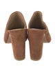 Stuart Weitzman Suede Mules