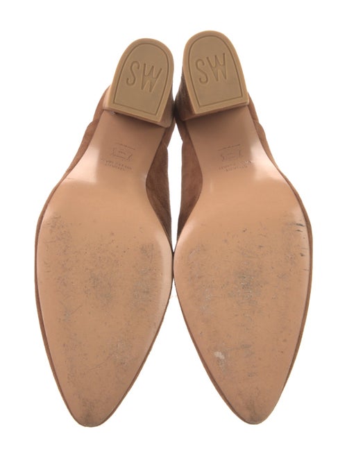 Stuart Weitzman Suede Mules