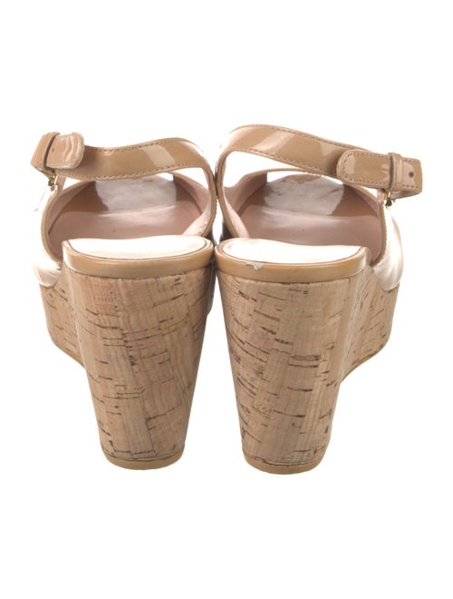 Stuart Weitzman Patent Leather Slingback Sandals