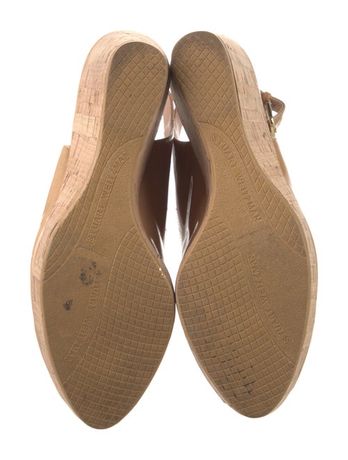 Stuart Weitzman Patent Leather Slingback Sandals