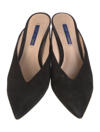 Stuart Weitzman Suede Mules