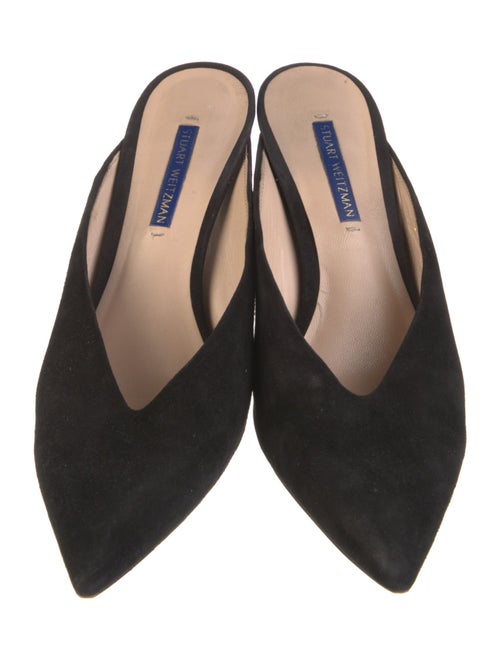 Stuart Weitzman Suede Mules