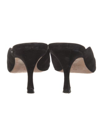 Stuart Weitzman Suede Mules