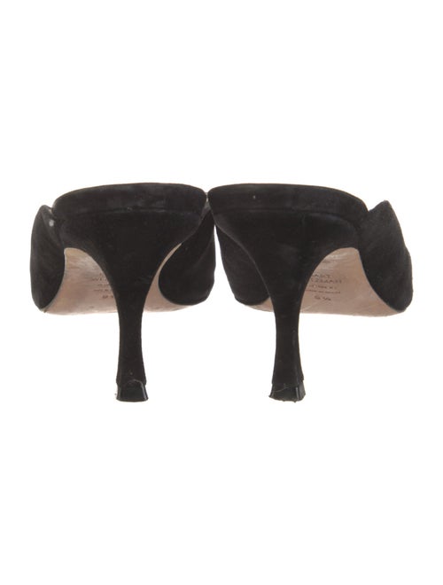 Stuart Weitzman Suede Mules