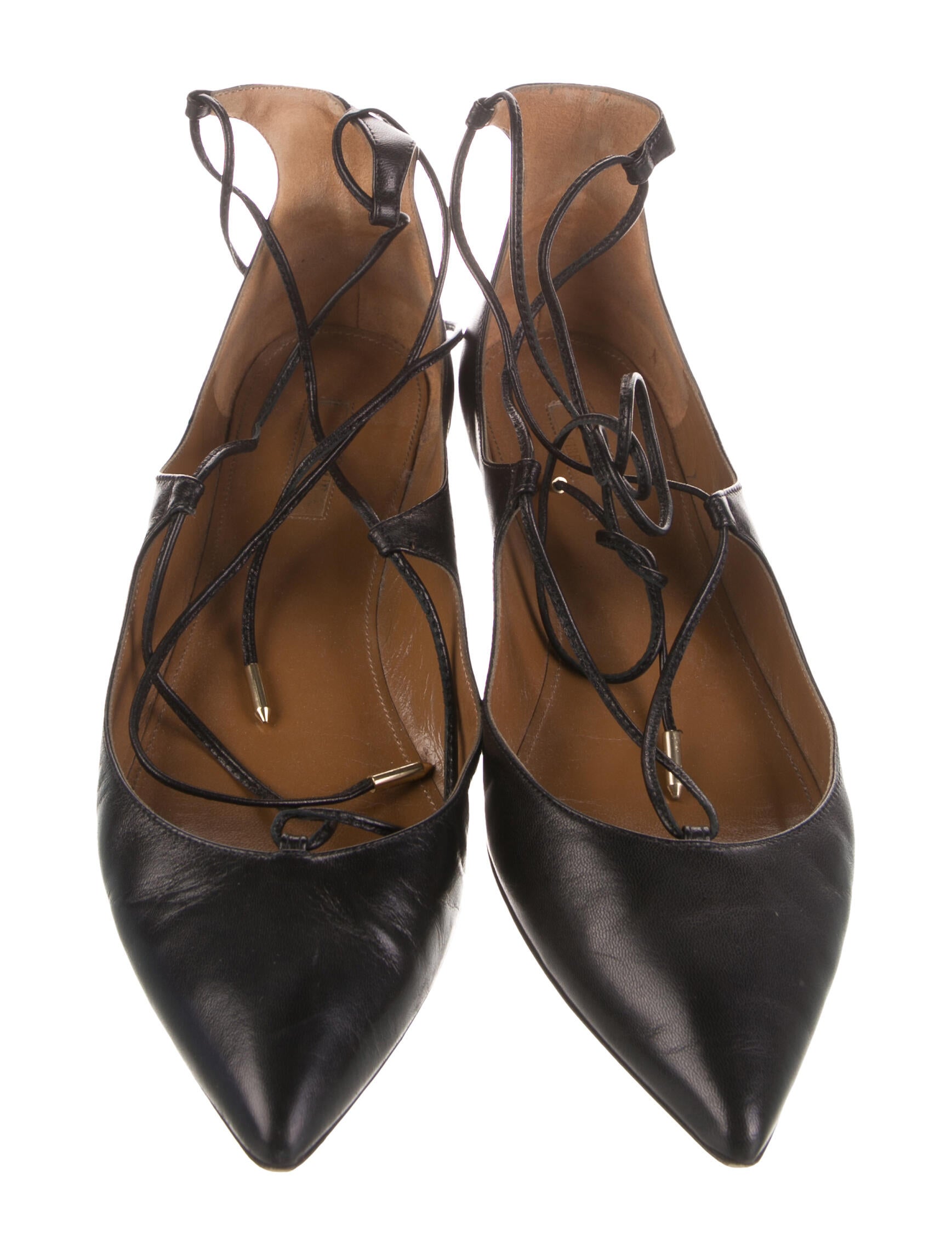 Stuart Weitzman Leather Ballet Flats