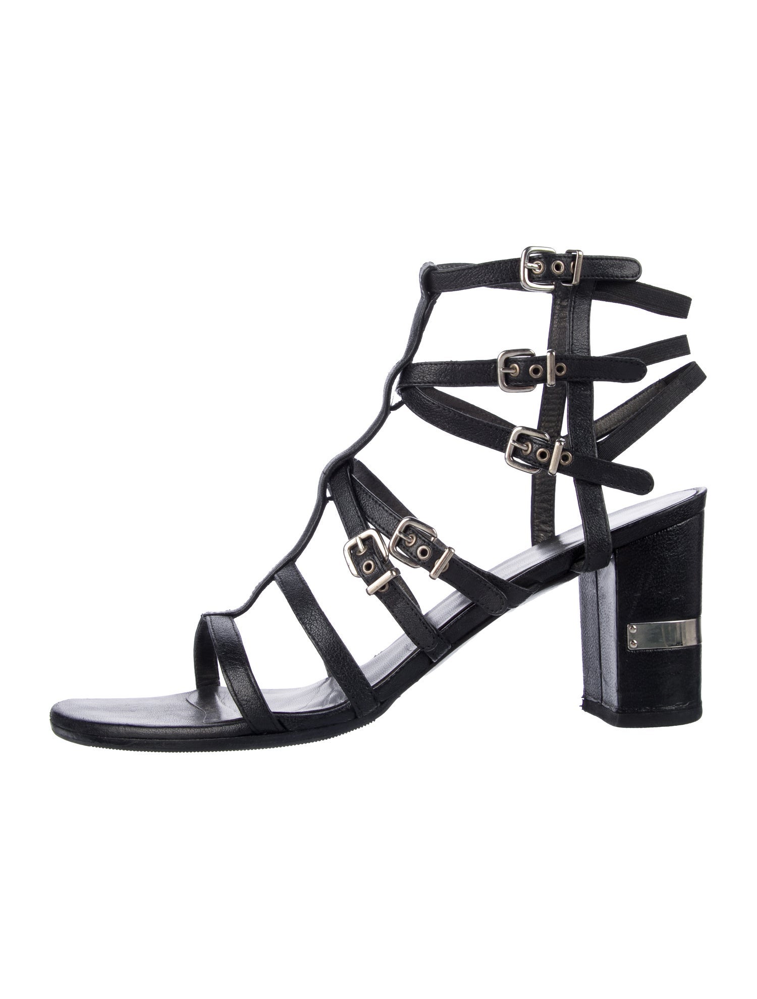 Stuart Weitzman Leather Gladiator Sandals