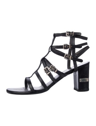 Stuart Weitzman Leather Gladiator Sandals