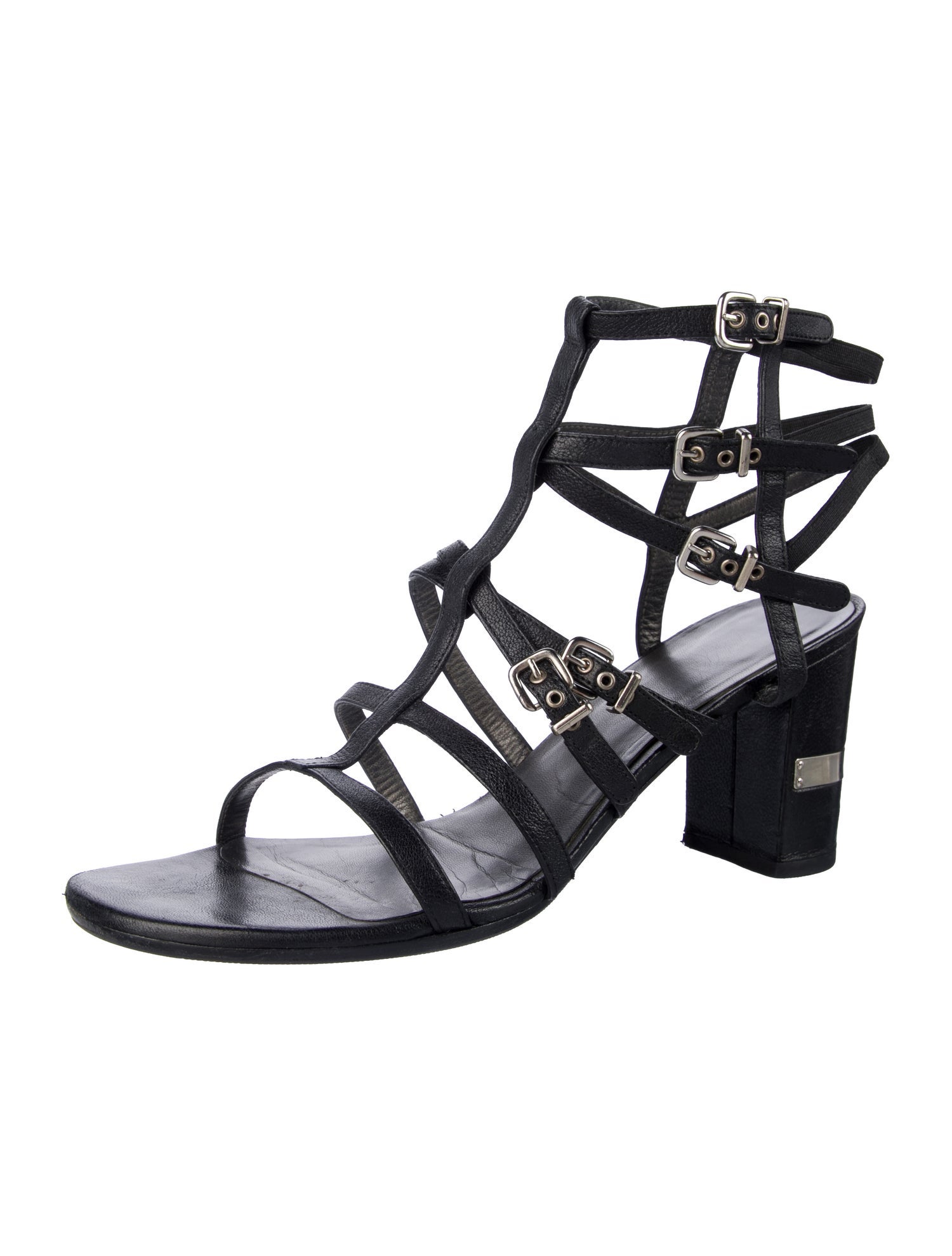 Stuart Weitzman Leather Gladiator Sandals