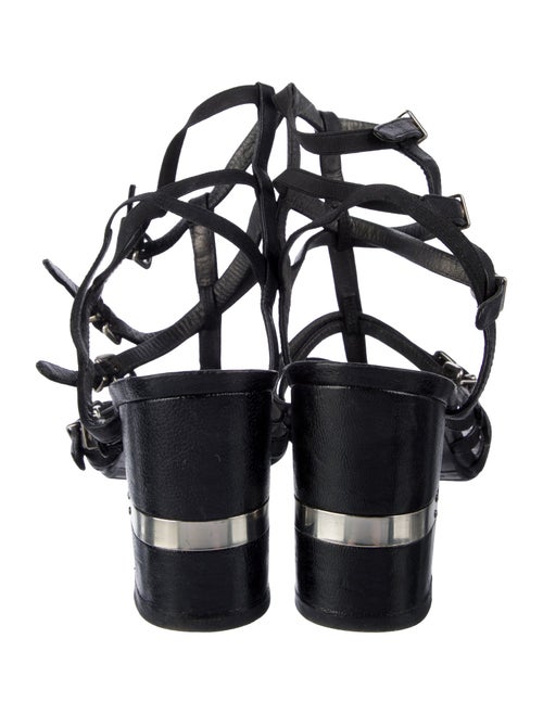 Stuart Weitzman Leather Gladiator Sandals