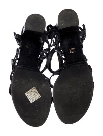 Stuart Weitzman Leather Gladiator Sandals