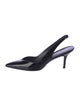 Stuart Weitzman Patent Leather Slingback Pumps