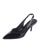 Stuart Weitzman Patent Leather Slingback Pumps