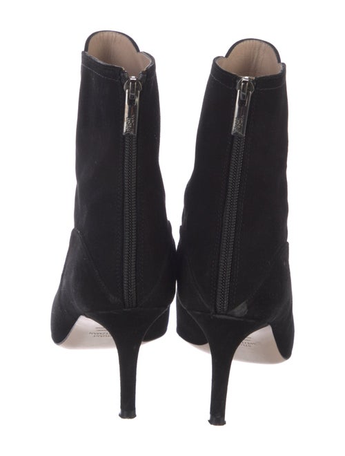 Stuart Weitzman Suede Studded Accents Lace-Up Boots