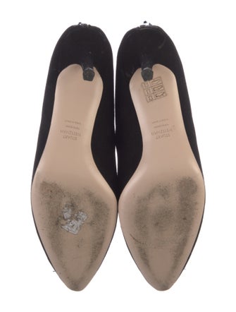 Stuart Weitzman Suede Studded Accents Lace-Up Boots