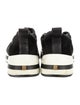 Stuart Weitzman Suede Striped Sneakers