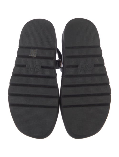 Stuart Weitzman Leather Studded Accents Gladiator Sandals