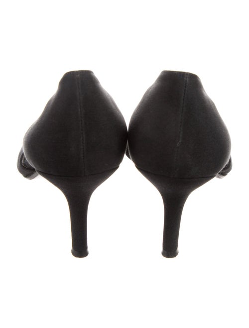 Stuart Weitzman Crystal Embellishments T-Strap Pumps