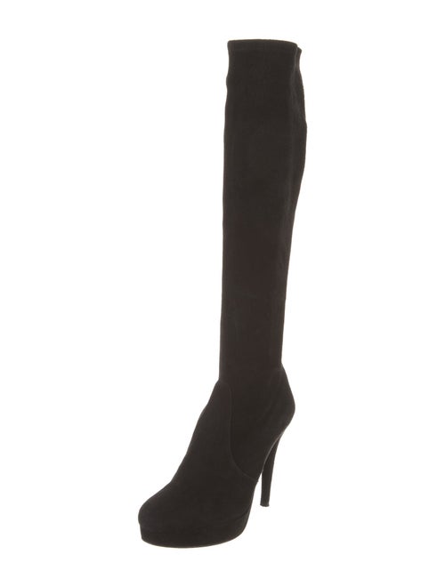 Stuart Weitzman Suede Sock Boots