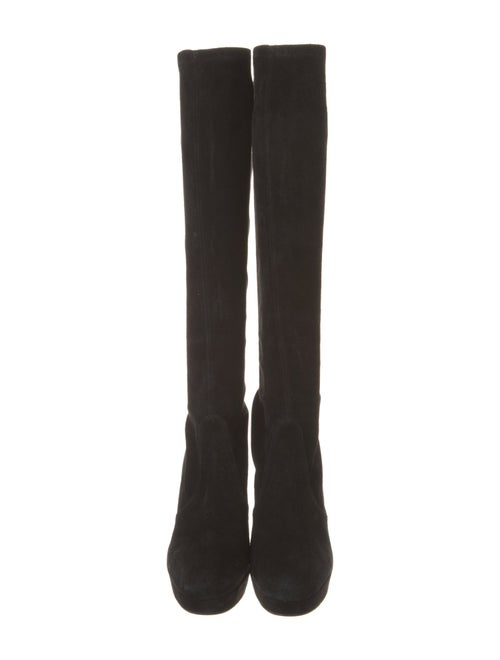 Stuart Weitzman Suede Sock Boots
