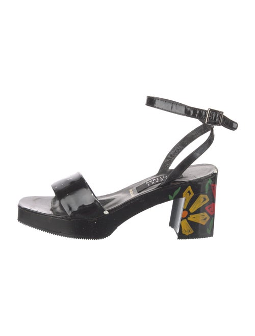 Stuart Weitzman Patent Leather Sandals