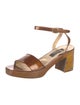 Stuart Weitzman Patent Leather Sandals