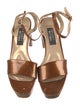 Stuart Weitzman Patent Leather Sandals