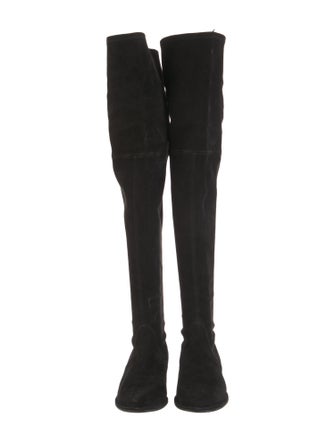 Stuart Weitzman Suede Sock Boots