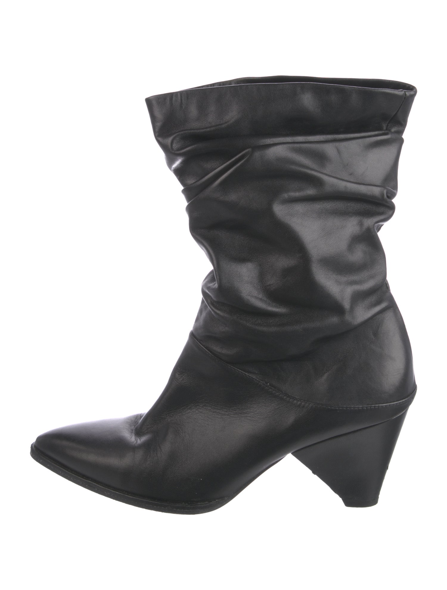 Stuart Weitzman Leather Slouch Boots