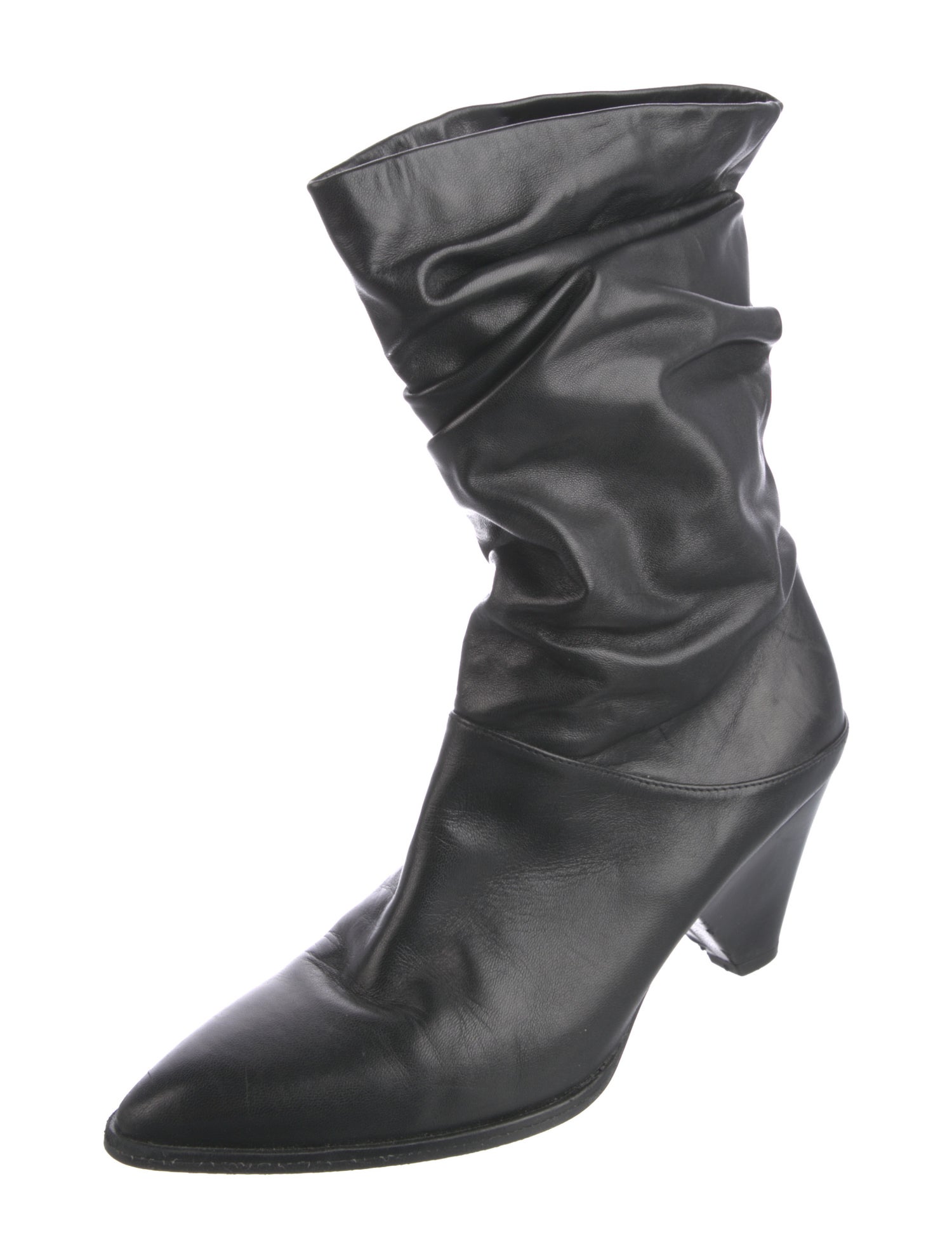 Stuart Weitzman Leather Slouch Boots