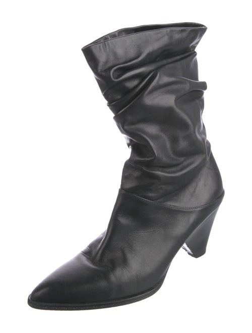 Stuart Weitzman Leather Slouch Boots