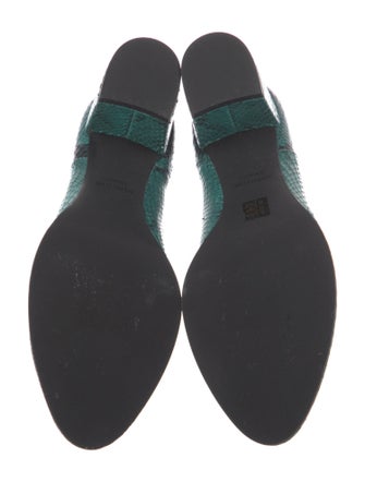 Stuart Weitzman Embossed Leather Animal Print Boots