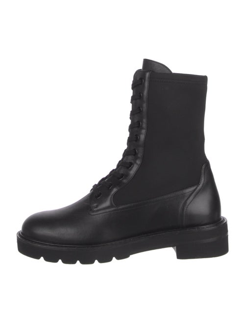 Stuart Weitzman Leather Combat Boots