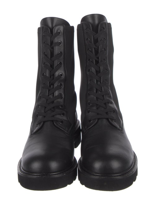 Stuart Weitzman Leather Combat Boots