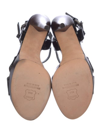 Stuart Weitzman Patent Leather Sandals