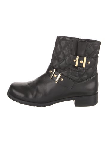 Stuart Weitzman Boots Leather Moto 7