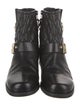 Stuart Weitzman Leather Moto Boots