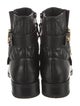 Stuart Weitzman Leather Moto Boots