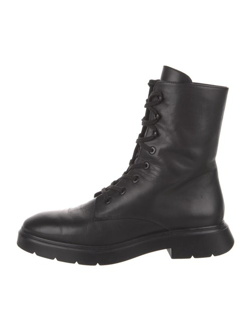 Stuart Weitzman Leather Combat Boots