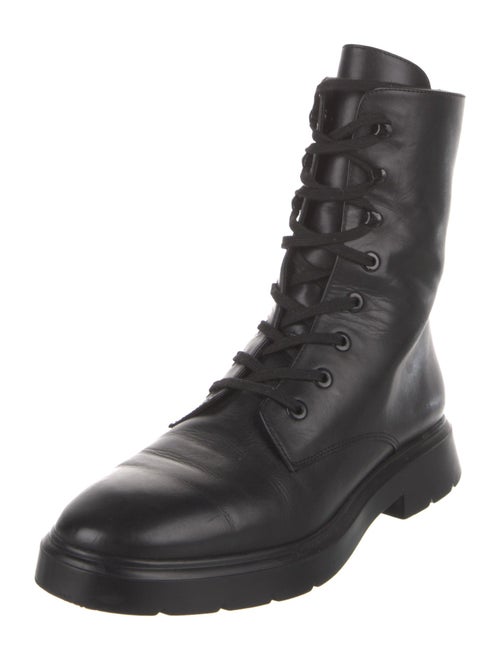 Stuart Weitzman Leather Combat Boots