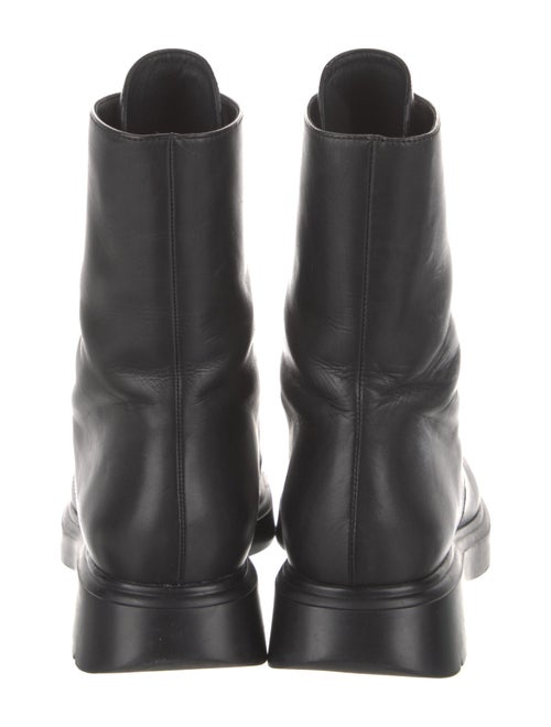 Stuart Weitzman Leather Combat Boots