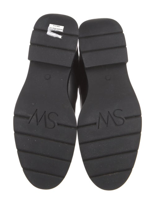 Stuart Weitzman Leather Combat Boots