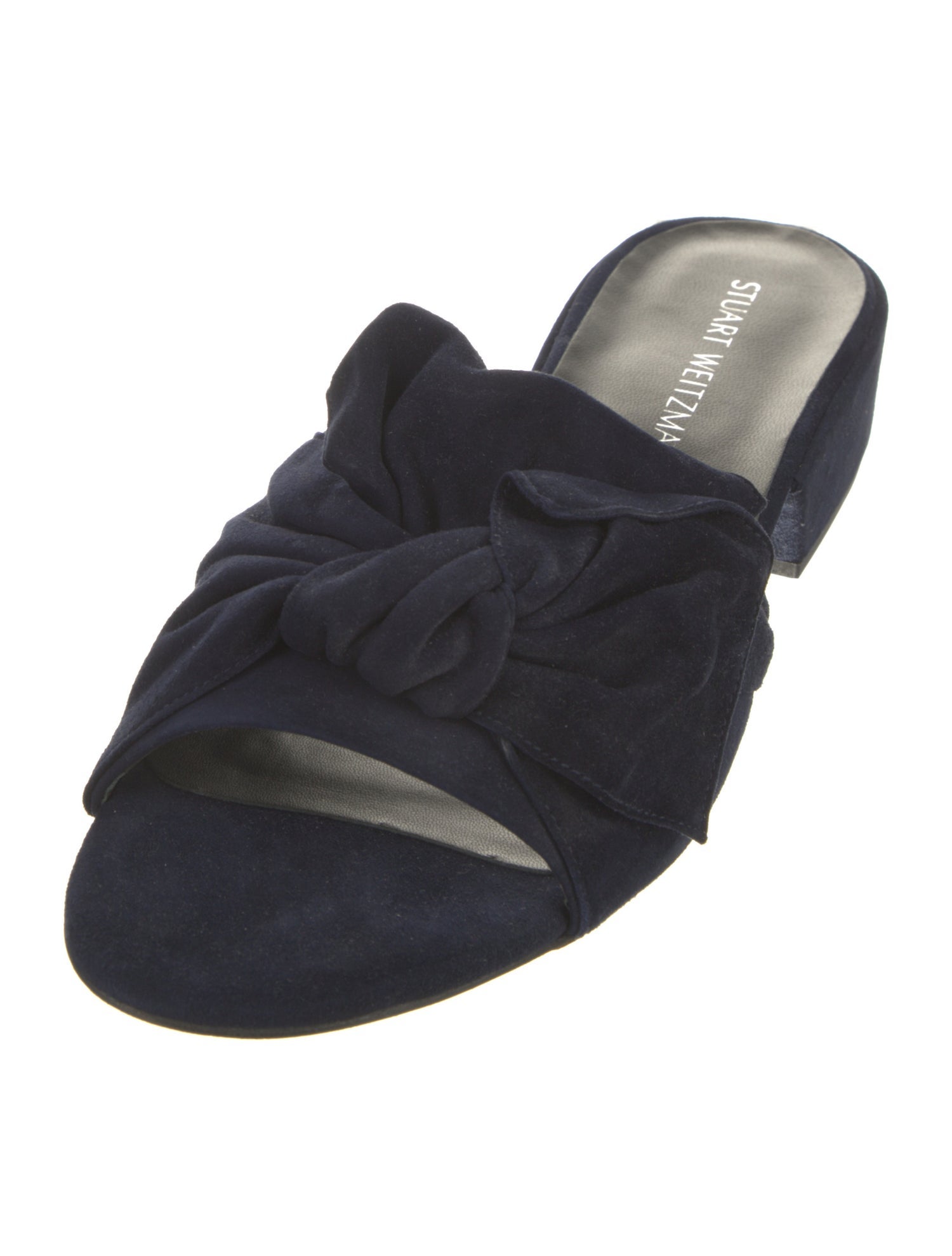 Stuart Weitzman Suede Slides