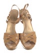Stuart Weitzman Patent Leather Sandals