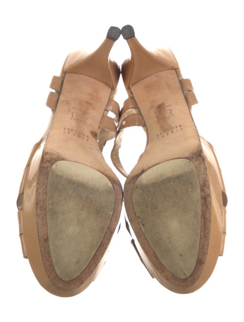 Stuart Weitzman Patent Leather Sandals