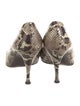 Stuart Weitzman Snakeskin Animal Print Pumps