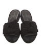 Stuart Weitzman Suede Slides