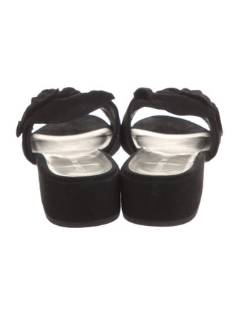 Stuart Weitzman Suede Slides