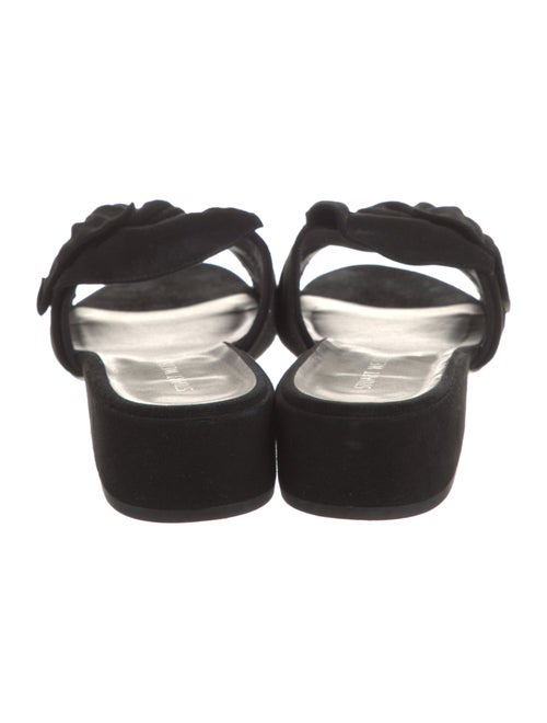 Stuart Weitzman Suede Slides