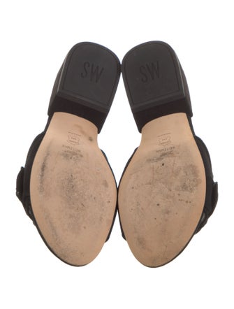 Stuart Weitzman Suede Slides
